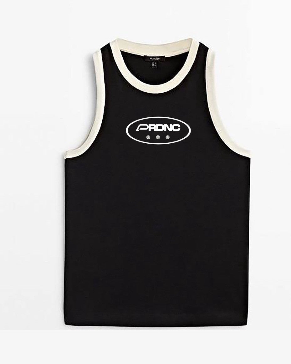 PRDNC BLACK STONED TANKTOP