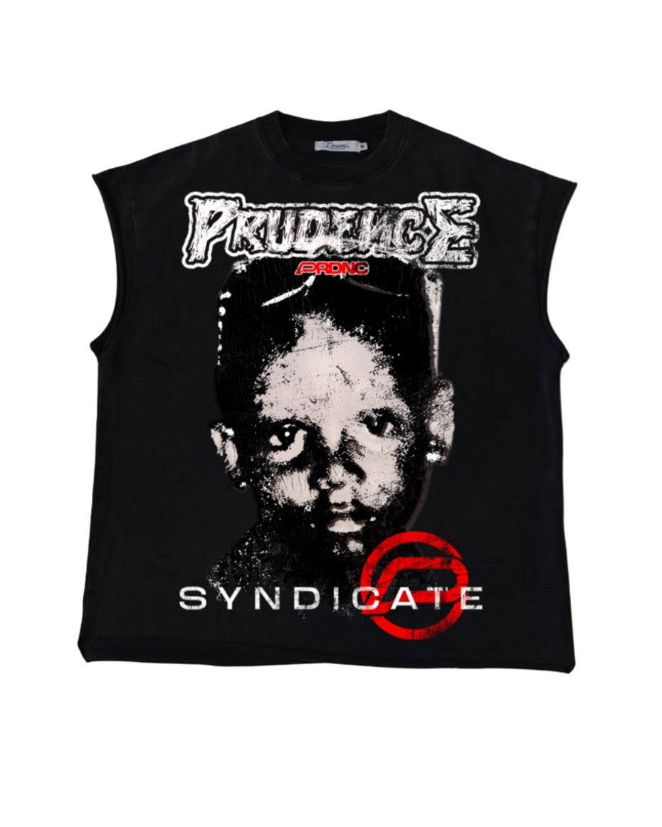 PRDNC BLACK SYNDICATE CROP ARMLESS