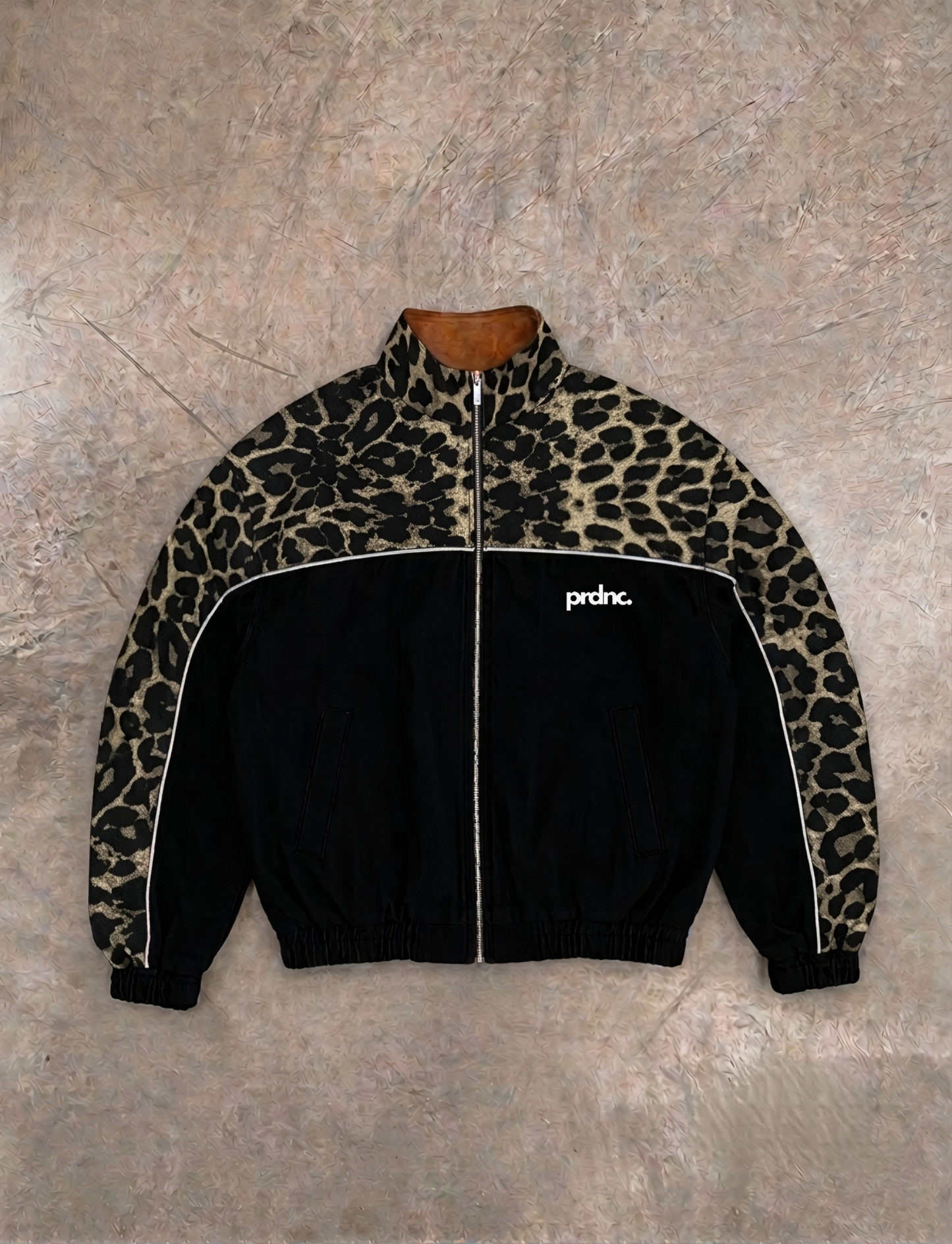 PRDNC LEOPARD PRINT JEAN JACKET