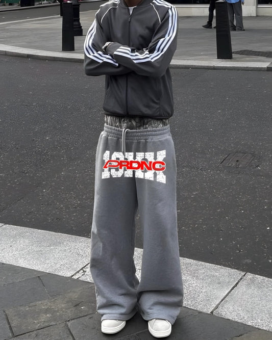 PRDNC 19XX D2 GREY BAGGY JOGGERS