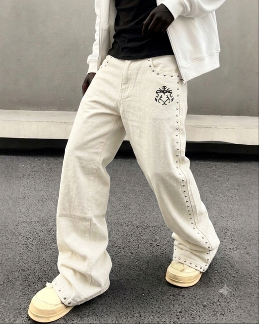 PRDNC RHINESTONE RABBIT JEAN