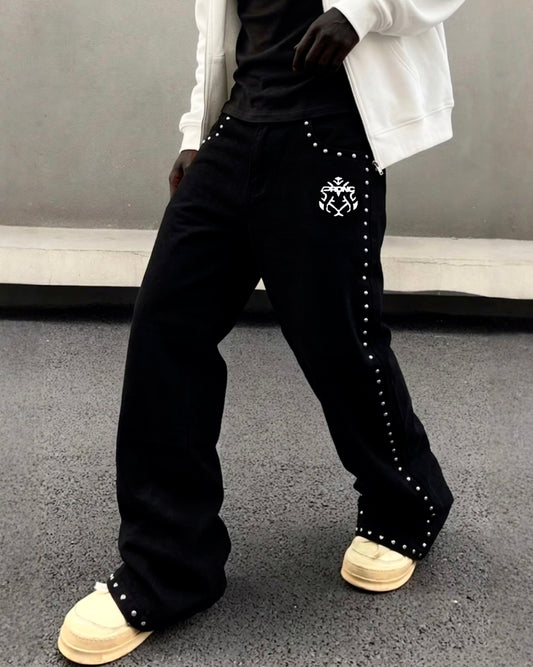 PRDNC RHINESTONE RABBIT JEAN