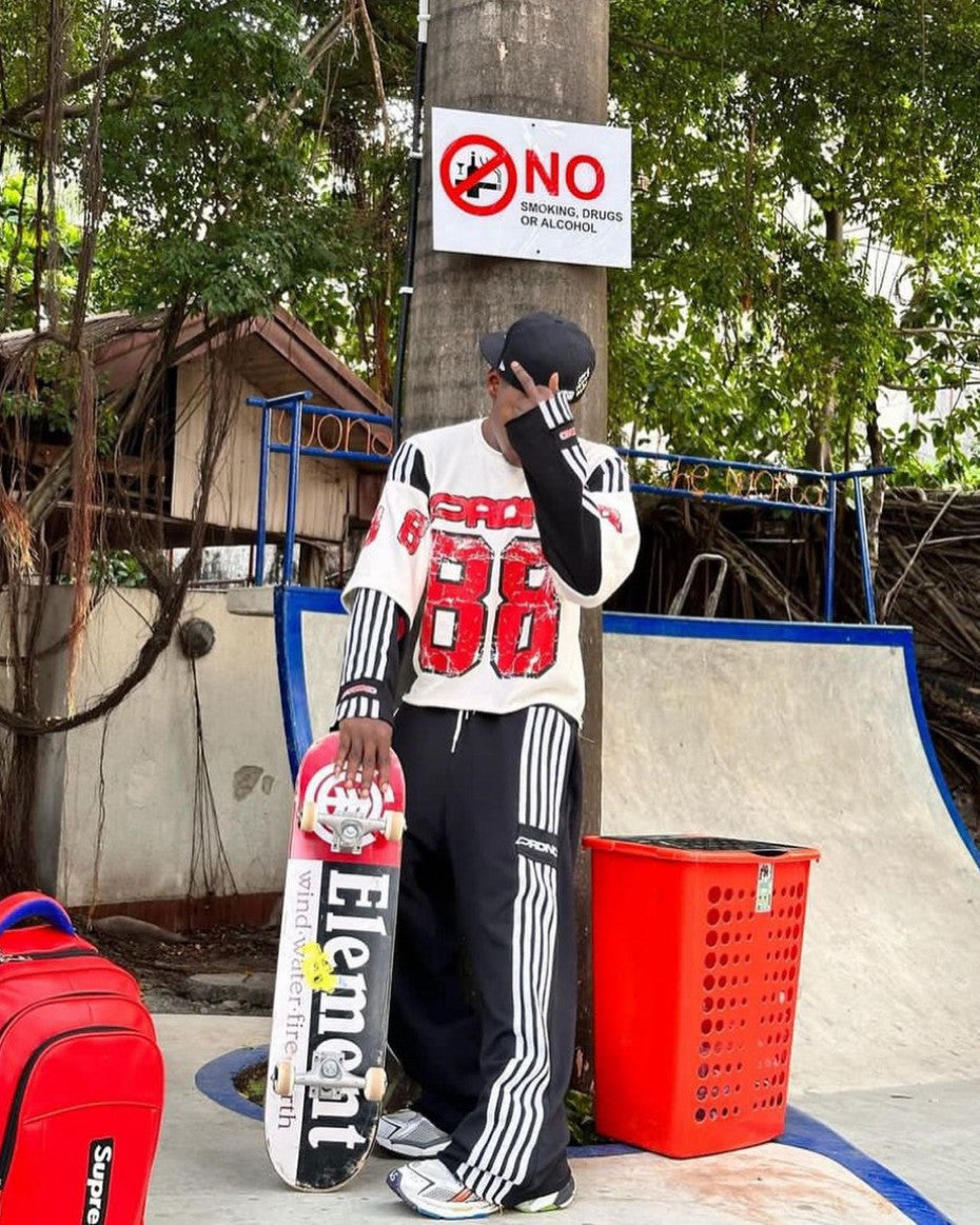 PRDNC 88 SWEATSHIRT & JOGGERS (WHITE)