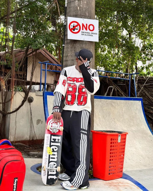 PRDNC 88 SWEATSHIRT & JOGGERS (WHITE)