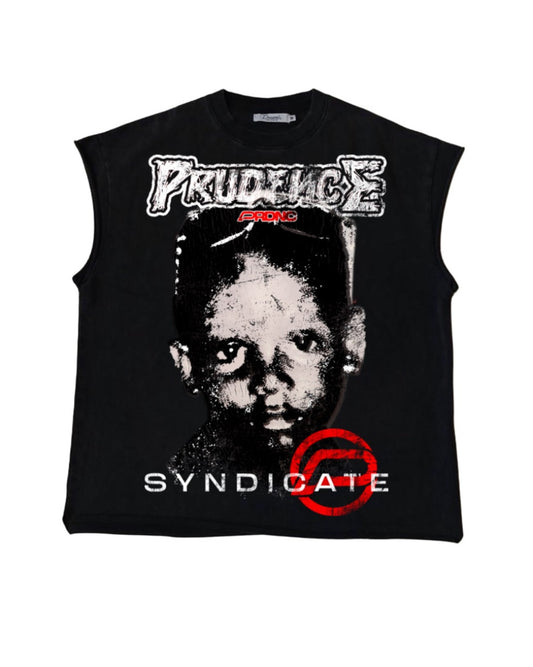 PRDNC BLACK SYNDICATE CROP ARMLESS